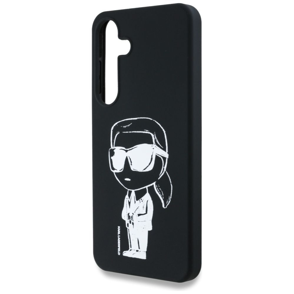 Muud kaubad Karl Lagerfeld Case Karl Lagerfeld Silicone Graffiti Ikonik Printed Logo MagSafe Samsung Galaxy S25 black