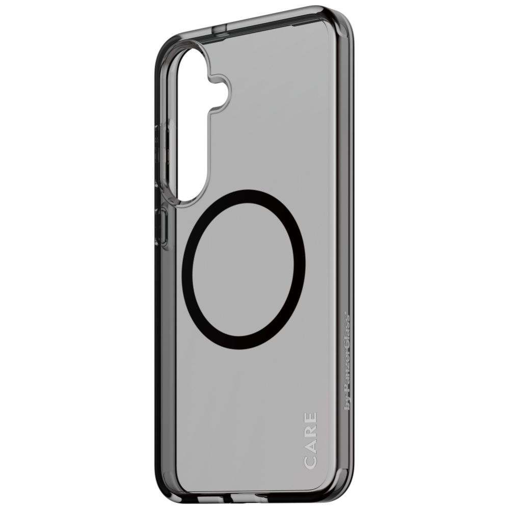 Citas preces Panzer Glass CARE by PanzerGlass Flagship Urban Combat Black QI Case for Samsung Galaxy S25+ - Semi-transparent Smoke