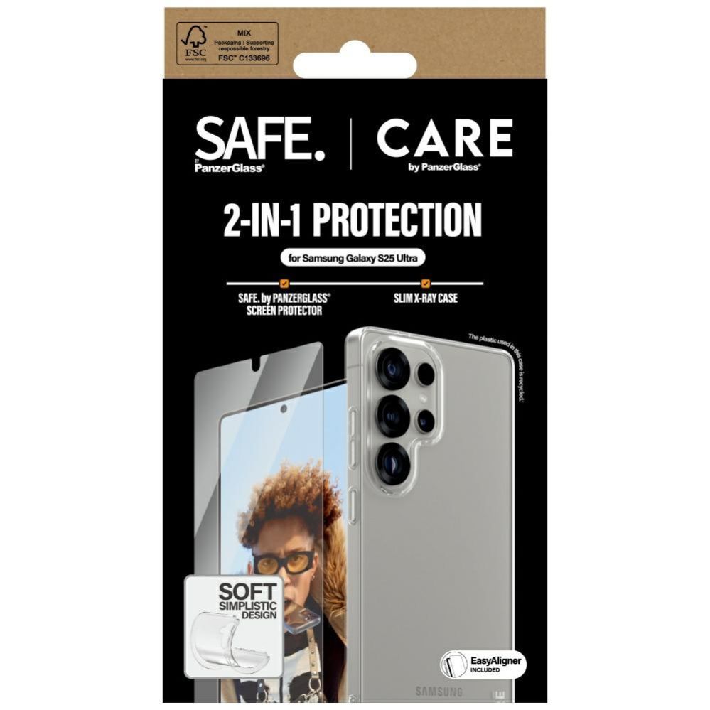 Citas preces Panzer Glass CARE by PanzerGlass Fashion 2in1 Case+Glass protection set for Samsung Galaxy S25 Ultra