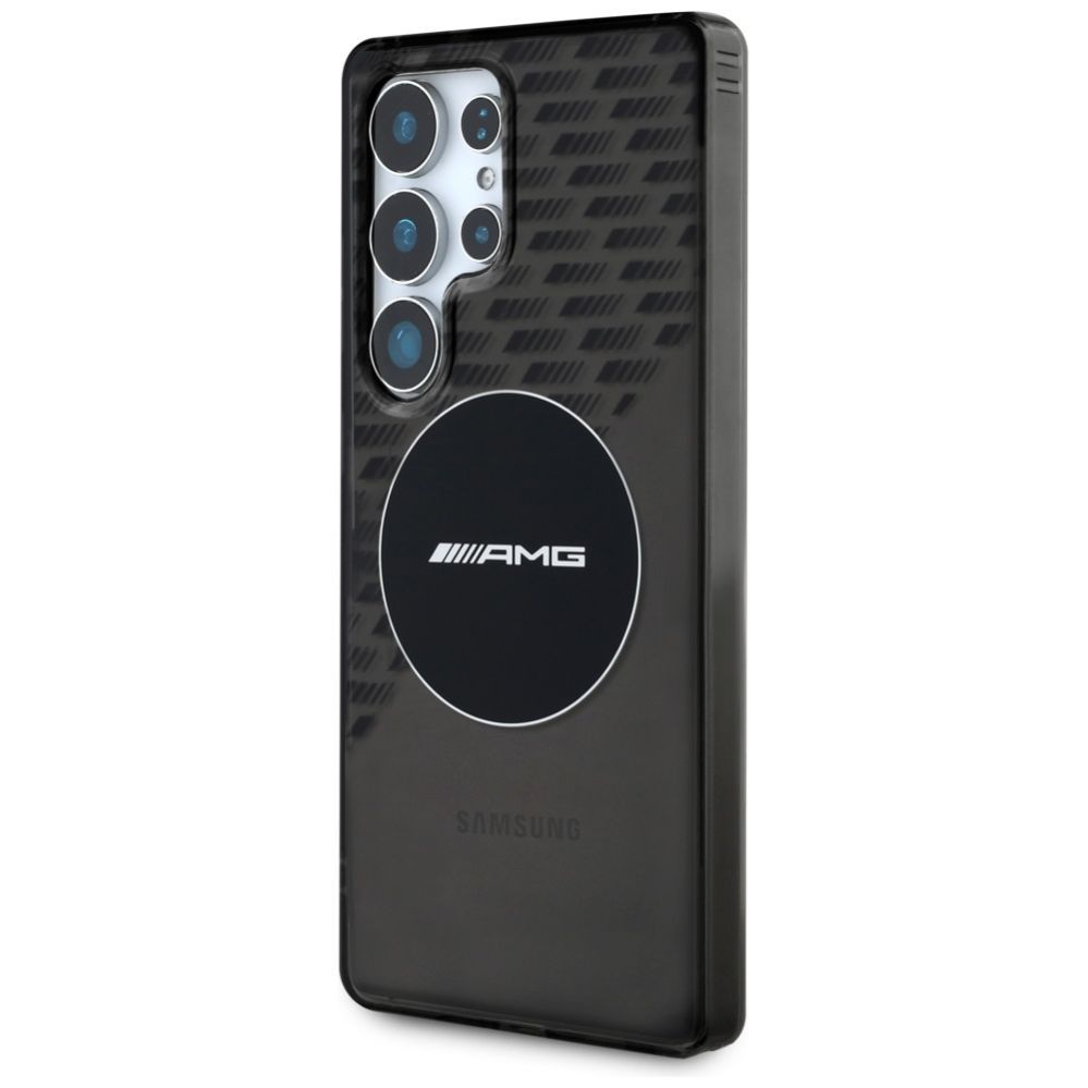 Muud kaubad Mercedes-Benz AMG Transparent Rhombs MagSafe Case for Samsung Galaxy S25 Ultra - Black