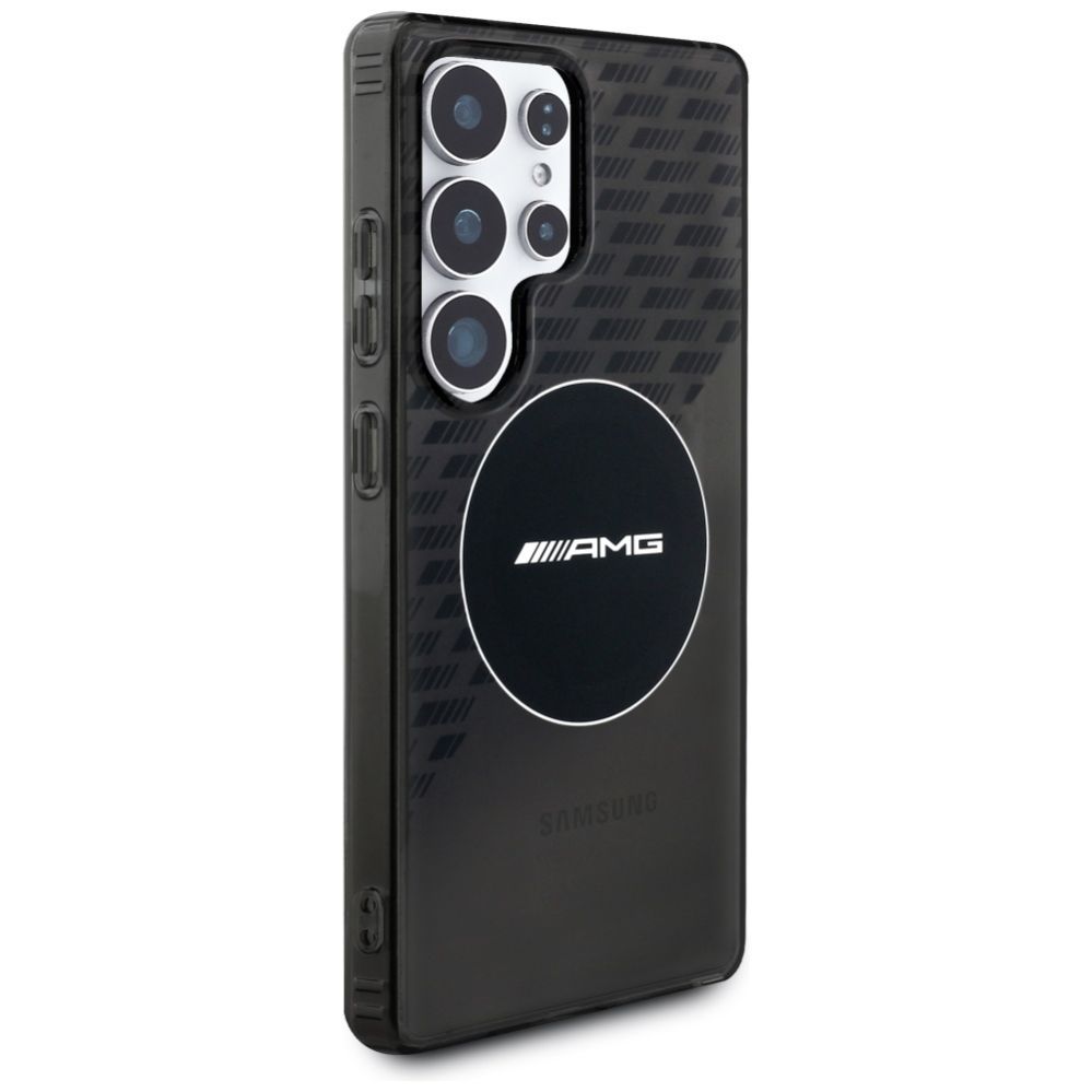 Muud kaubad Mercedes-Benz AMG Transparent Rhombs MagSafe Case for Samsung Galaxy S25 Ultra - Black