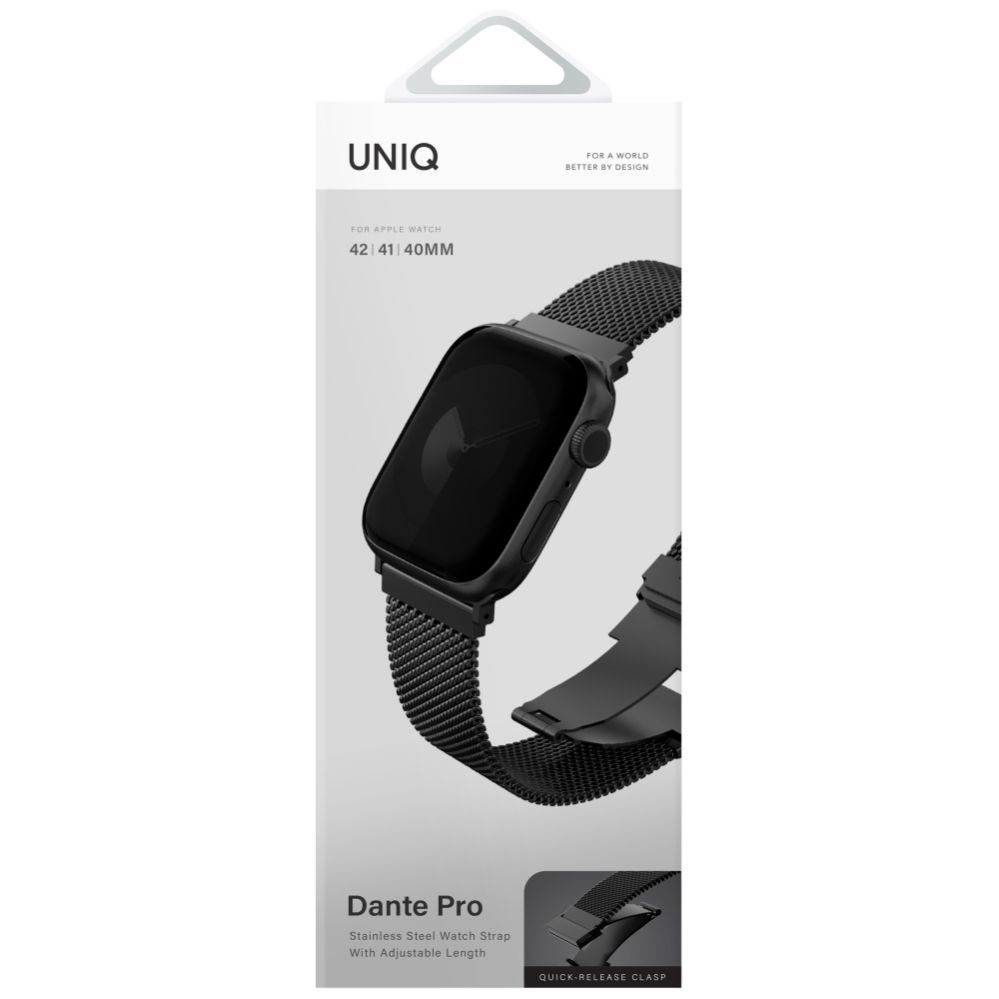 Muud kaubad UNIQ Uniq Dante Pro Apple Watch Strap 40/41/42mm Stainless Steel - Graphite