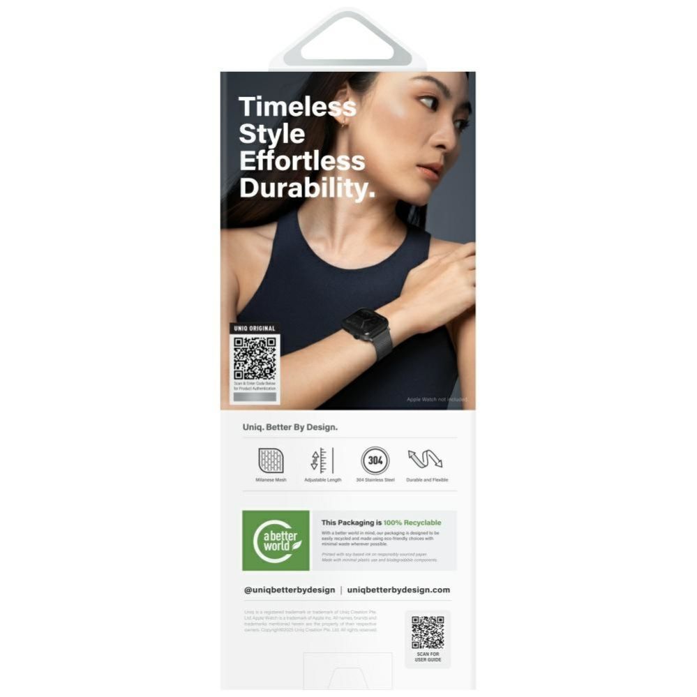 Muud kaubad UNIQ Uniq Dante Pro Apple Watch Strap 44/45/46/49mm Stainless Steel - Pink