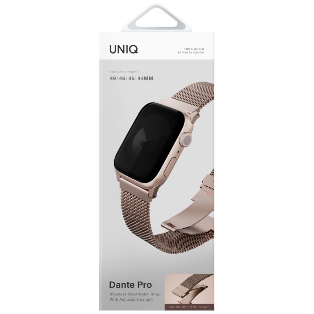 Muud kaubad UNIQ Uniq Dante Pro Apple Watch Strap 44/45/46/49mm Stainless Steel - Pink