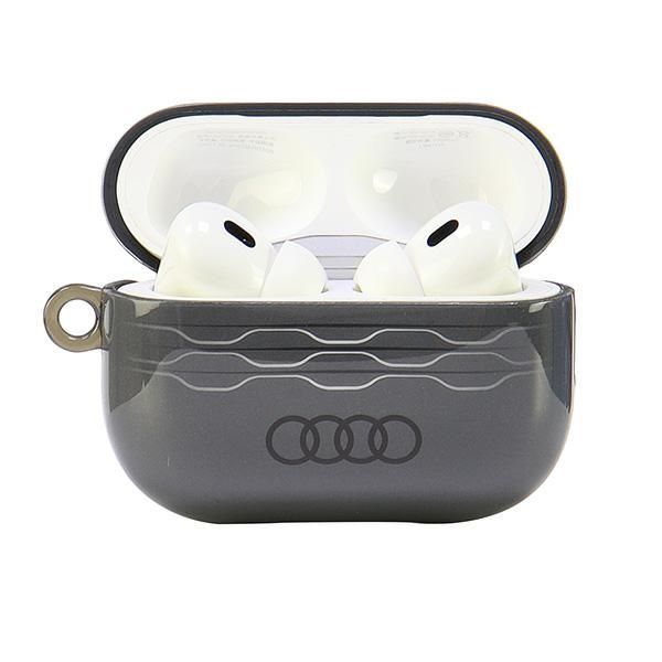 Citas preces Audi Audi IML Geometric Pattern AirPods Pro 2 Case - Gray