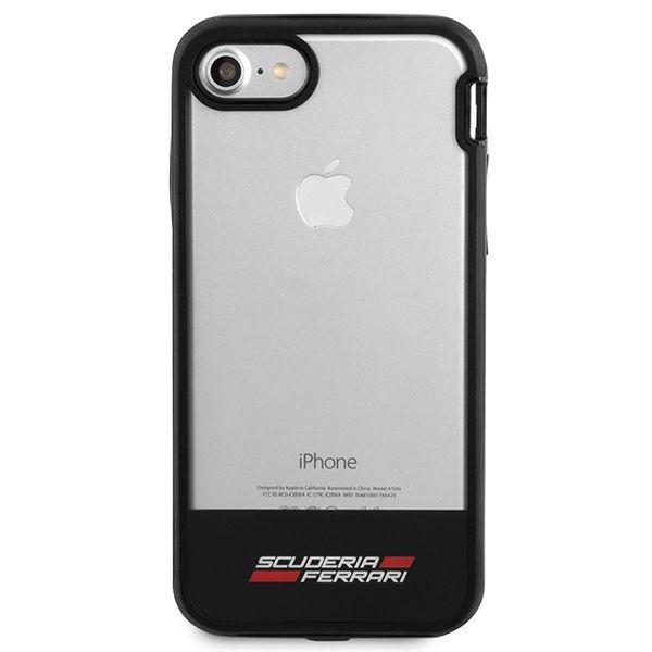 Citas preces Ferrari Ferrari Racing Shield Case for iPhone 7 / 8 / SE 2020 / SE 2022 - Semi-Transparent
