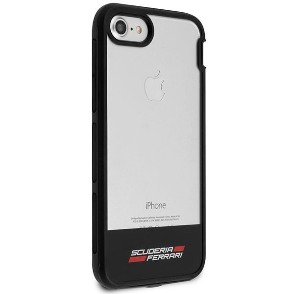 Citas preces Ferrari Ferrari Racing Shield Case for iPhone 7 / 8 / SE 2020 / SE 2022 - Semi-Transparent