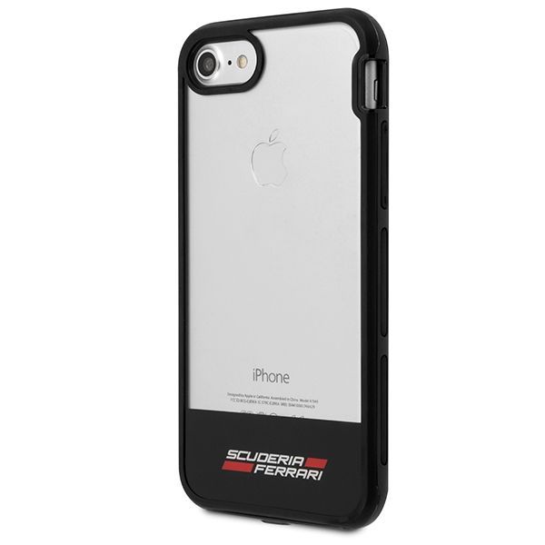 Citas preces Ferrari Ferrari Racing Shield Case for iPhone 7 / 8 / SE 2020 / SE 2022 - Semi-Transparent