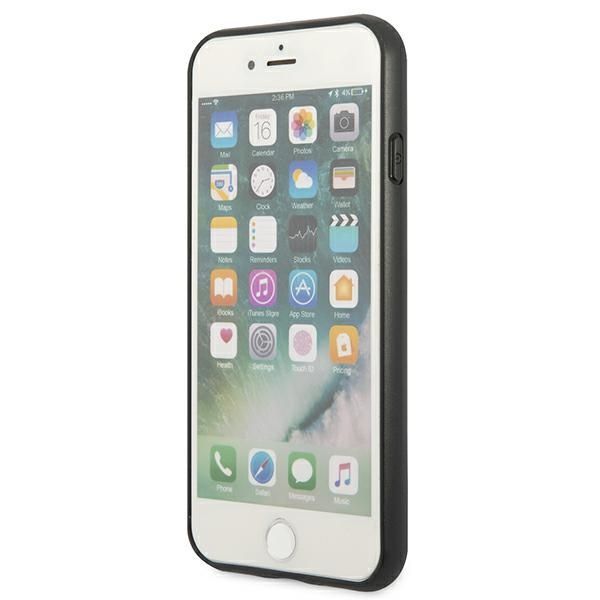 Citas preces Guess Guess 4G Metal Gold Logo Case for iPhone SE 2022 / 2020 / 7 / 8 - Brown