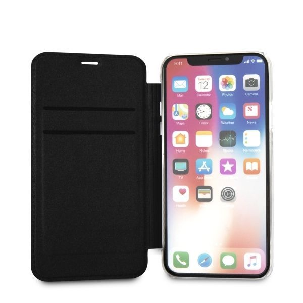 Citas preces Karl Lagerfeld Karl Lagerfeld Valentine iPhone X/Xs Case - Black