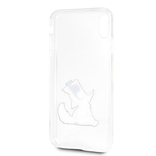 Kitos prekės Karl Lagerfeld Karl Lagerfeld Choupette Fun iPhone Xs Max Case - Transparent