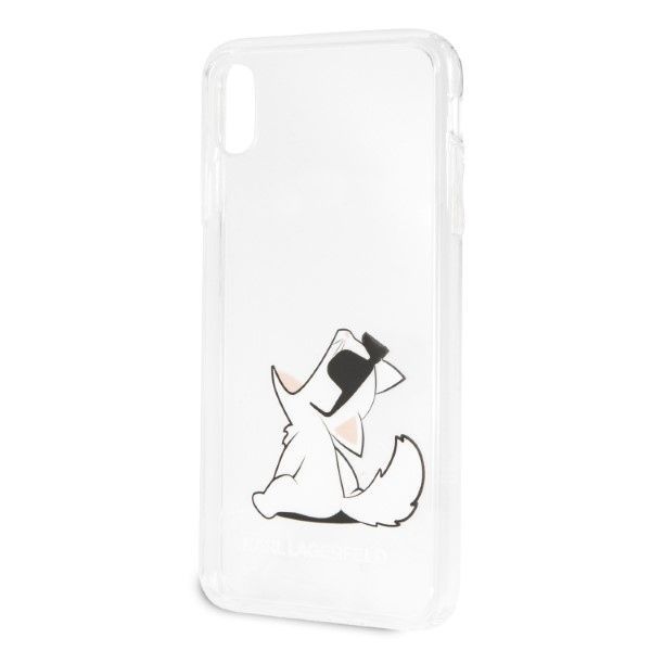 Kitos prekės Karl Lagerfeld Karl Lagerfeld Choupette Fun iPhone Xs Max Case - Transparent