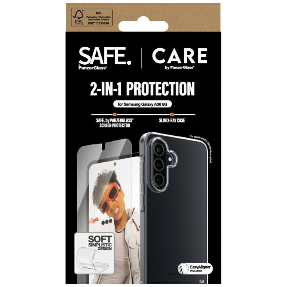Citas preces Panzer Glass CARE by PanzerGlass Fashion 2in1 Case + Glass for Samsung Galaxy A36 5G