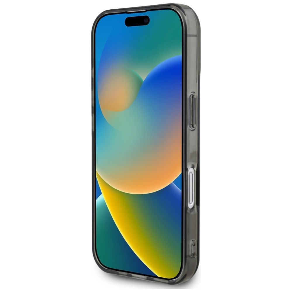 Kitos prekės Karl Lagerfeld Karl Lagerfeld IML Rhinestones Karl Head Case for iPhone 16 Black