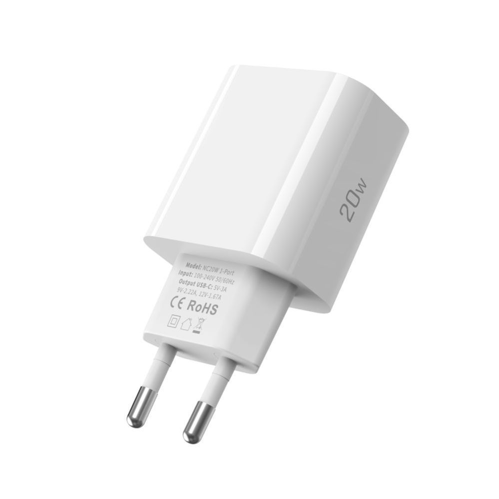 Other goods Tech-Protect Tech-Protect NC20W PD20W USB-C wall charger with USB-C cable - white