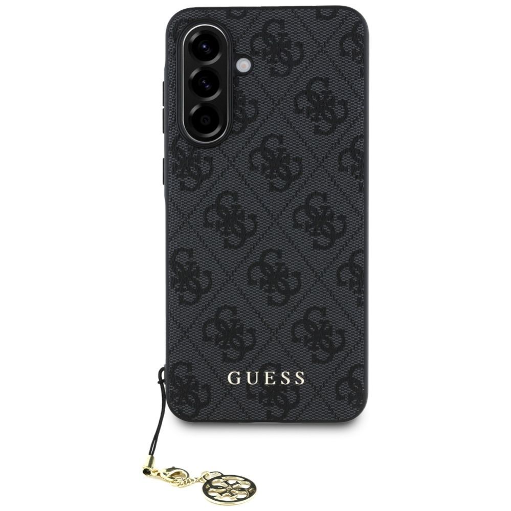 Citas preces Guess Guess 4G Charms Collection case for Samsung Galaxy A56 - black