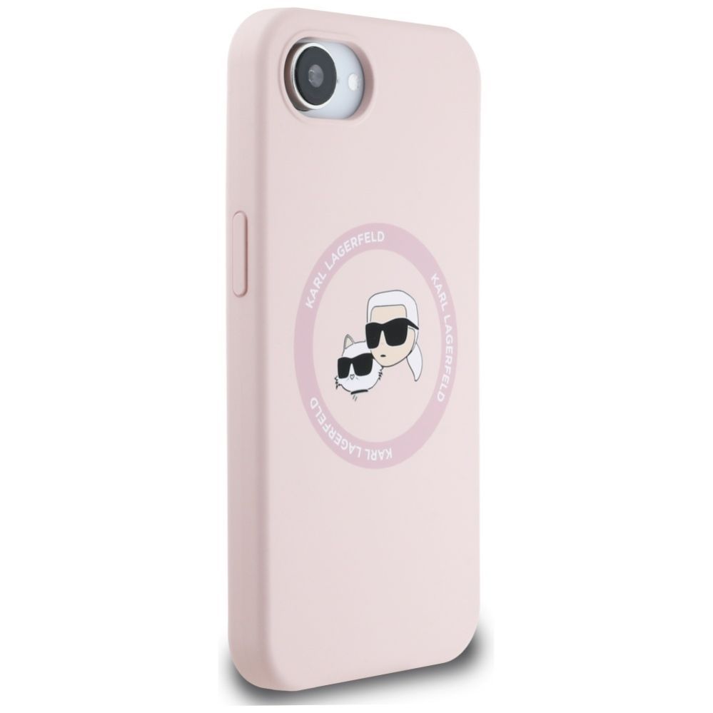 Other goods Karl Lagerfeld Karl Lagerfeld Silicone Karl&Choupette Heads MagSafe iPhone 16e Case - Pink