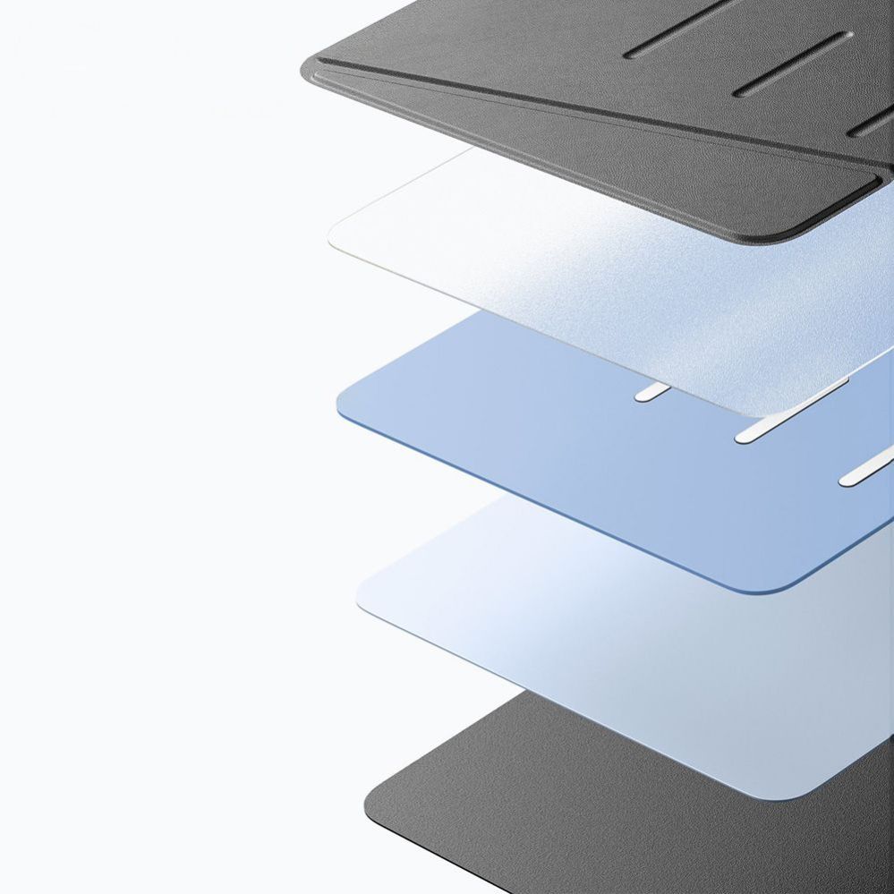 Citas preces ESR ESR Flip Hybrid Case for iPad Air 13" 1 / 2 (gen.) 2024-2025 - Black