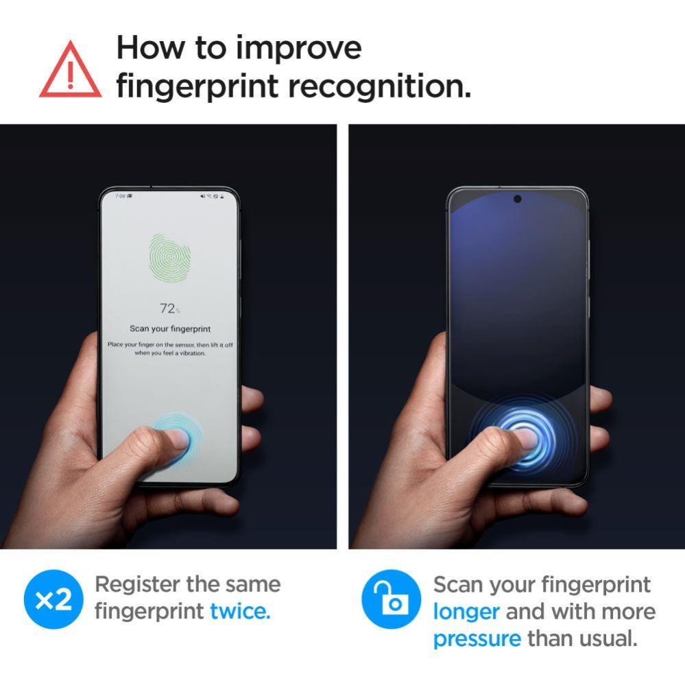 Kitos prekės Spigen Spigen Glas.tR EZ Fit Tempered Glass for Samsung Galaxy S24 FE (2 pcs.)