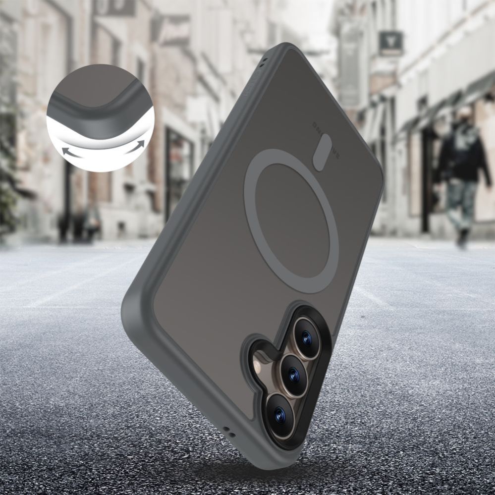 Other goods Tech-Protect Tech-Protect MagMat MagSafe Case for Samsung Galaxy S25 - Clear Gray