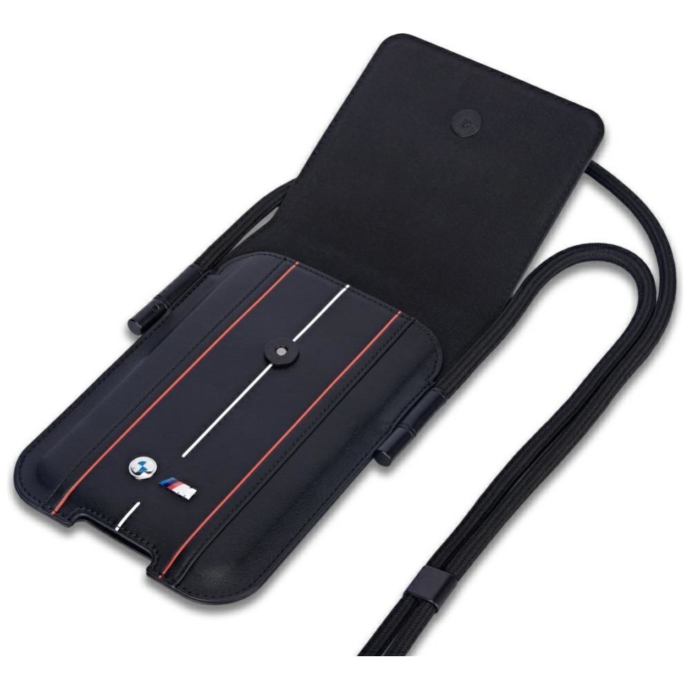 Citas preces BMW BMW Phone Pouch Red Stripes Phone Bag - Black