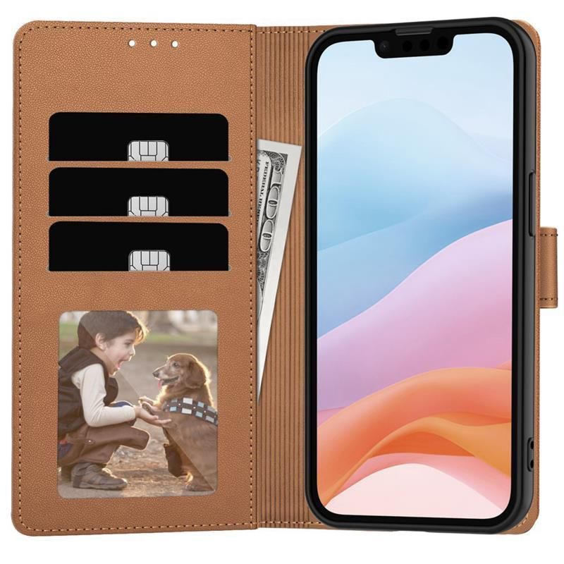 Kitos prekės Tech-Protect Tech-Protect Wallet Case for iPhone 16e - Brown