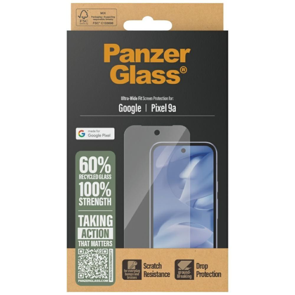Citas preces Panzer Glass PanzerGlass Ultra-Wide Fit Tempered Glass for Google Pixel 9a 5G