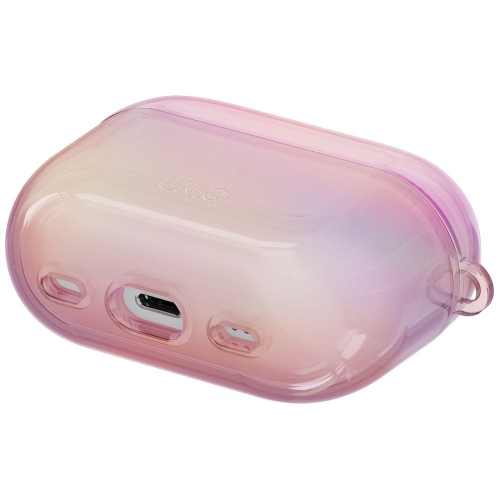 Citas preces UNIQ Uniq Iridescia AirPods Pro 2 Hang Case - Holo Pink