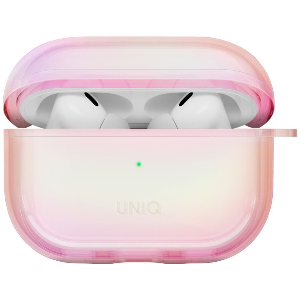 Citas preces UNIQ Uniq Iridescia AirPods Pro 2 Hang Case - Holo Pink