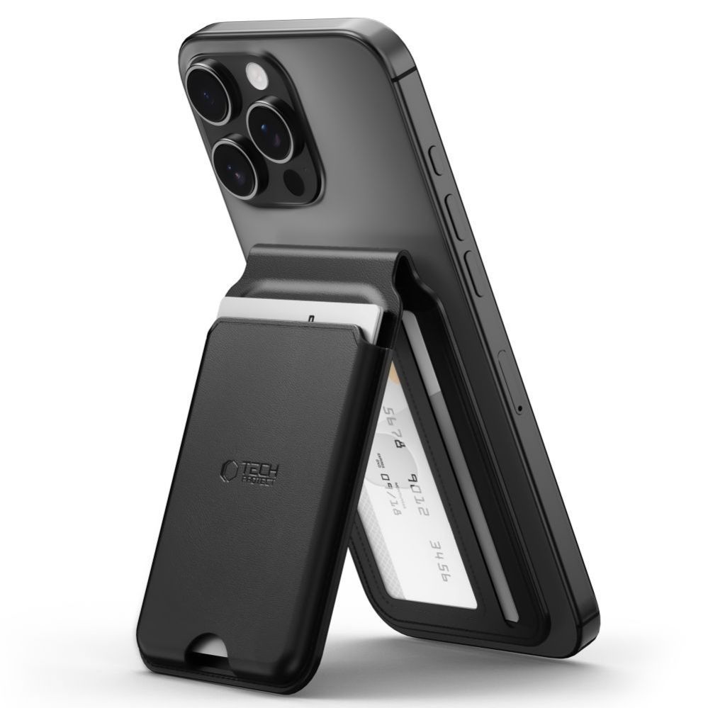 Other goods Tech-Protect Tech-Protect MagWallet Stand MagSafe Universal Case - Black