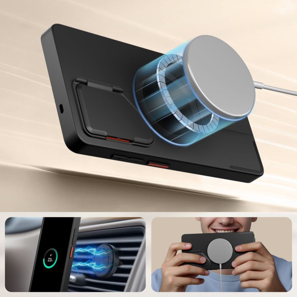 Other goods Tech-Protect Tech-Protect Kevlar Aura MagSafe Case for Samsung Galaxy S25 Ultra - Black/Orange