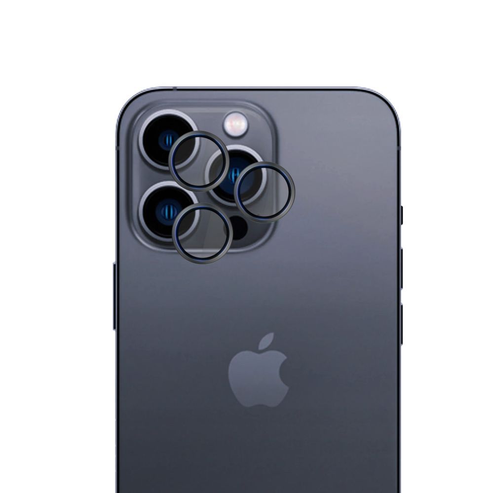 Muud kaubad 3MK 3mk HARDY Lens Protection Pro Glass for Apple iPhone 15 Pro - Black