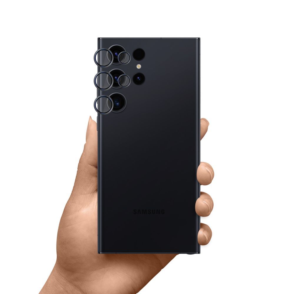 Muud kaubad 3MK 3mk HARDY Lens Protection Pro for Samsung Galaxy S23 Ultra - Black