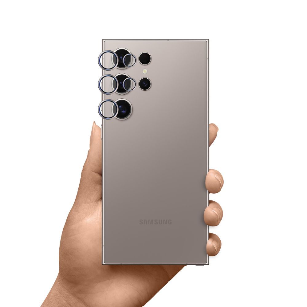 Muud kaubad 3MK 3mk HARDY Lens Protection Pro Glass for Samsung Galaxy S24 Ultra - Gray