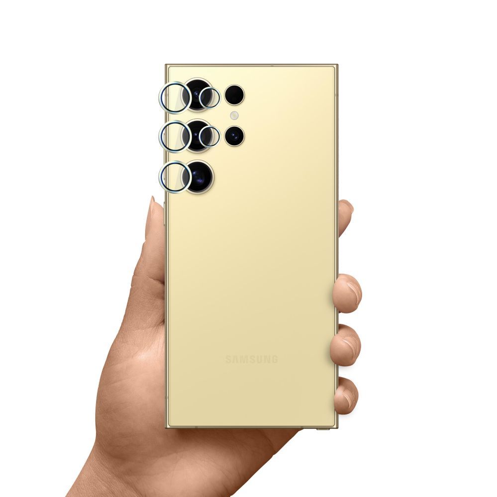 Muud kaubad 3MK 3mk HARDY Lens Protection Pro for Samsung Galaxy S24 Ultra - Yellow