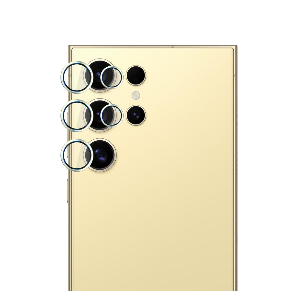 Muud kaubad 3MK 3mk HARDY Lens Protection Pro for Samsung Galaxy S24 Ultra - Yellow