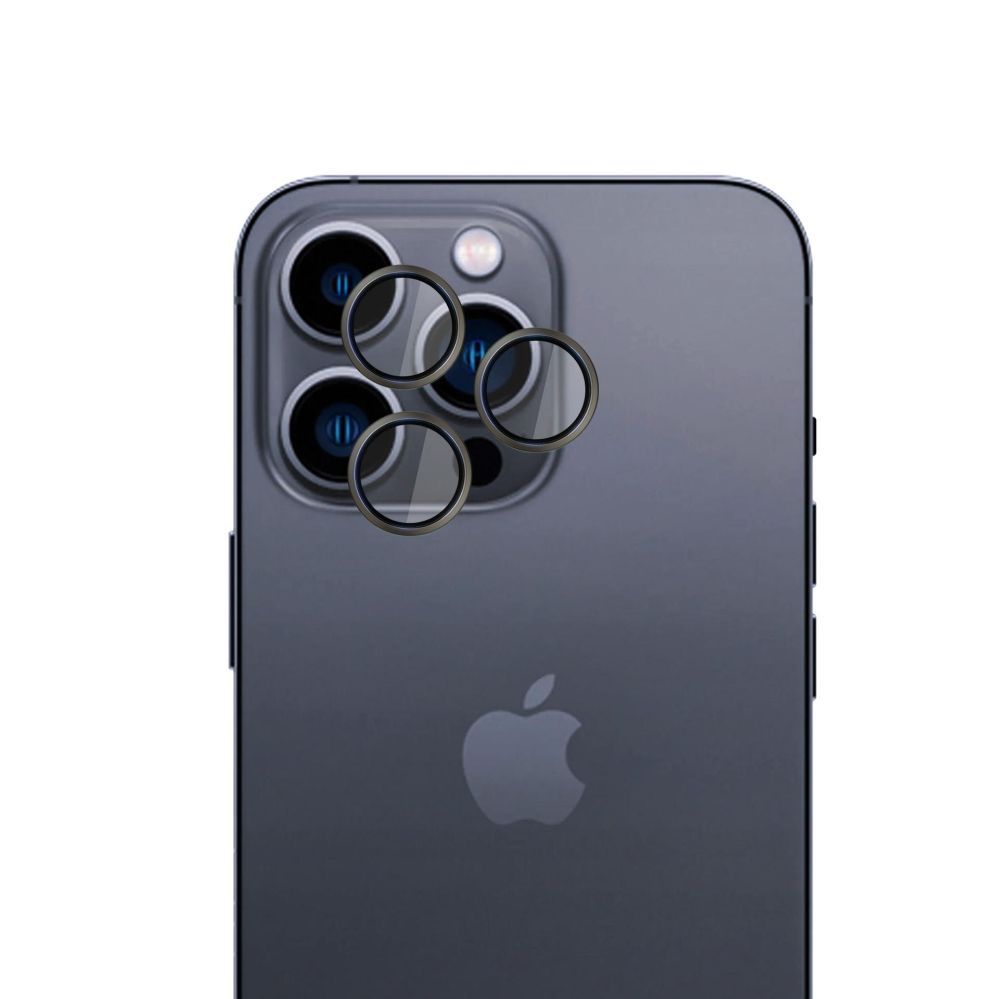 Muud kaubad 3MK 3mk HARDY Lens Protection Pro Glass for Apple iPhone 16 Pro / 16 Pro Max - Gray