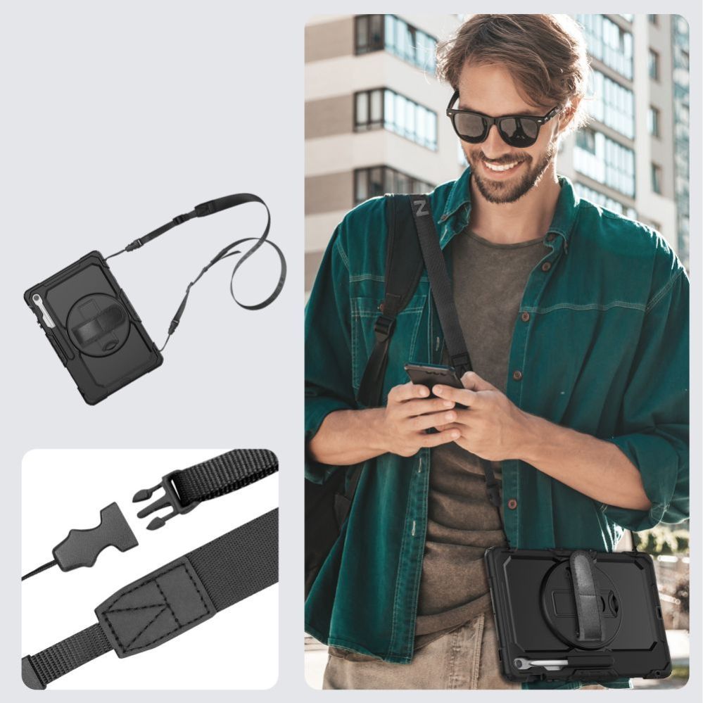 Kitos prekės Tech-Protect Tech-Protect Solid Case for Samsung Galaxy Tab S10 FE+ - Black