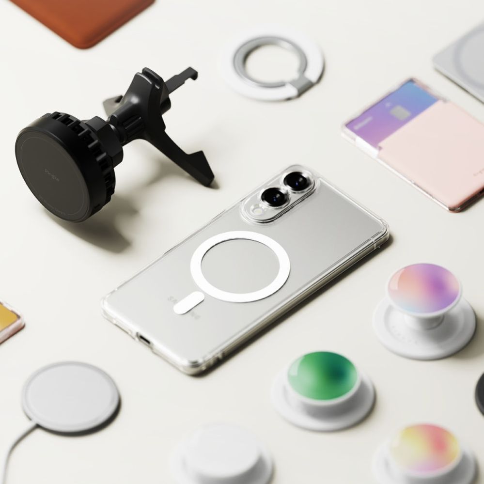 Muud kaubad Ringke Ringke Fusion Magnetic MagSafe Case for Samsung Galaxy S25 Edge - Clear