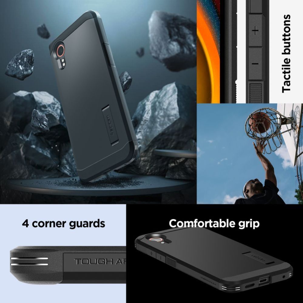 Other goods Spigen Spigen Tough Armor Case for Samsung Galaxy Xcover 7 Pro - Black