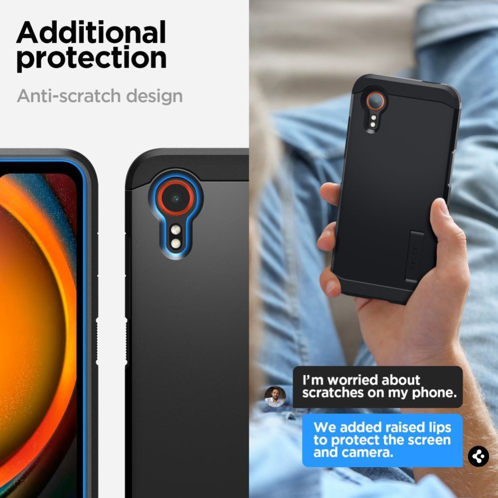 Other goods Spigen Spigen Tough Armor Case for Samsung Galaxy Xcover 7 Pro - Black