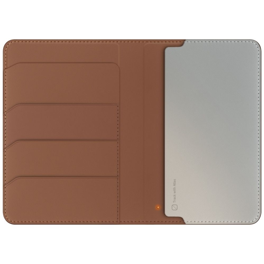 Citas preces UNIQ Uniq Belmont Passport Case with Apple Find My RFID Blocking Caramel Beige