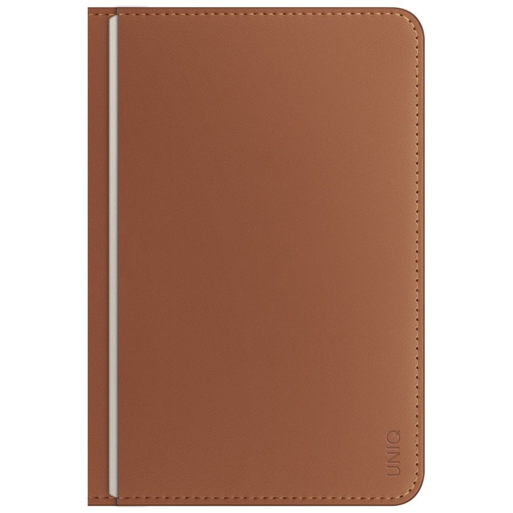 Citas preces UNIQ Uniq Belmont Passport Case with Apple Find My RFID Blocking Caramel Beige