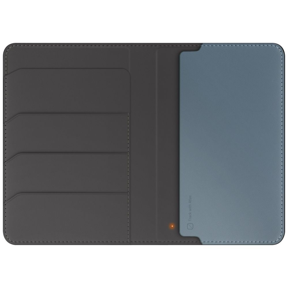 Citas preces UNIQ Uniq Belmont Passport Case with Apple Find My RFID Blocking Gray Blue