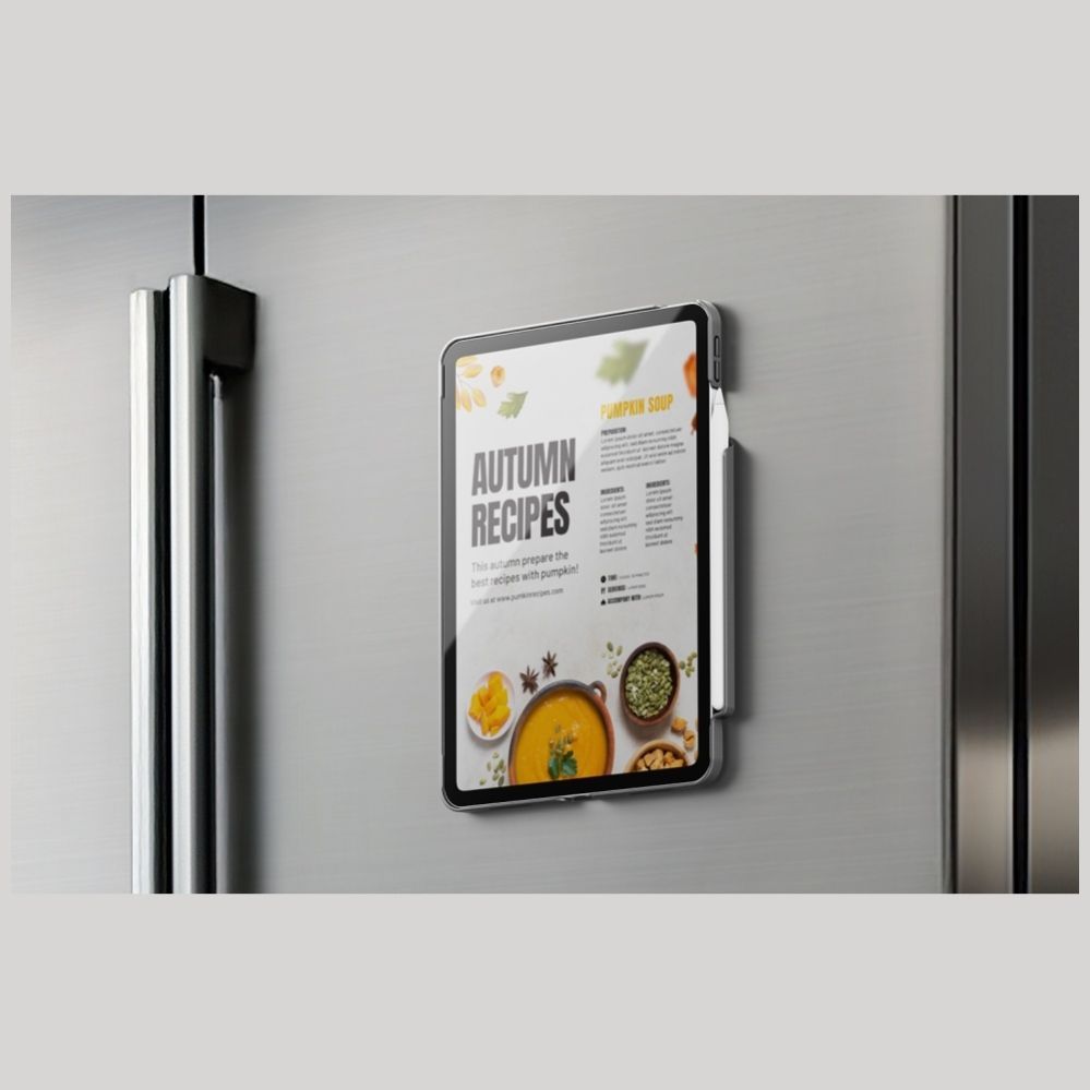 Citas preces UNIQ Uniq SnapMount Self-Adhesive Magnetic Holder - Orange and Black