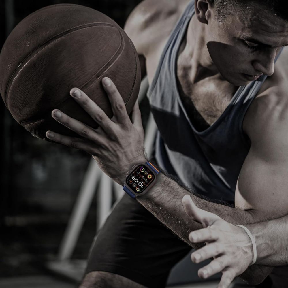 Other goods Tech-Protect Tech-Protect Nylon Slip Strap for Apple Watch 44 / 45 / 46 / 49 mm - Navy Blue