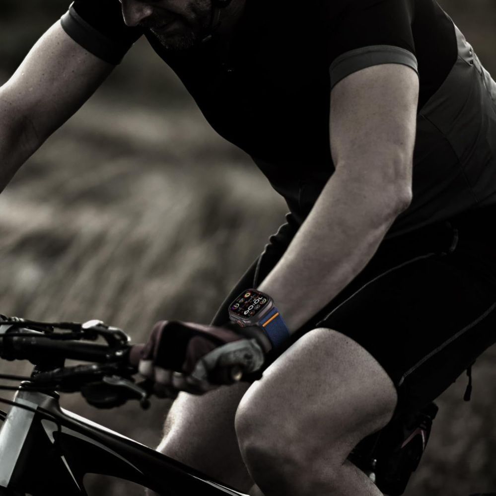 Other goods Tech-Protect Tech-Protect Nylon Slip Strap for Apple Watch 44 / 45 / 46 / 49 mm - Navy Blue