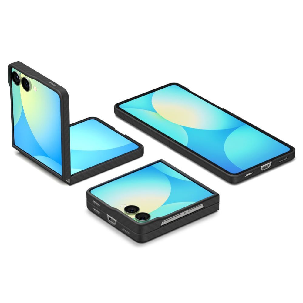 Citas preces Spigen Spigen AirSkin Aramid Case for Samsung Galaxy Z Flip 7 - Black