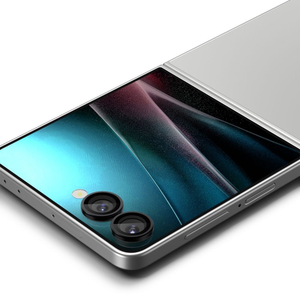 Citas preces Spigen Spigen Optik Pro HD Glas.TR EZ Fit 2-pack Camera Protector for Samsung Galaxy Z Flip 7 - Black