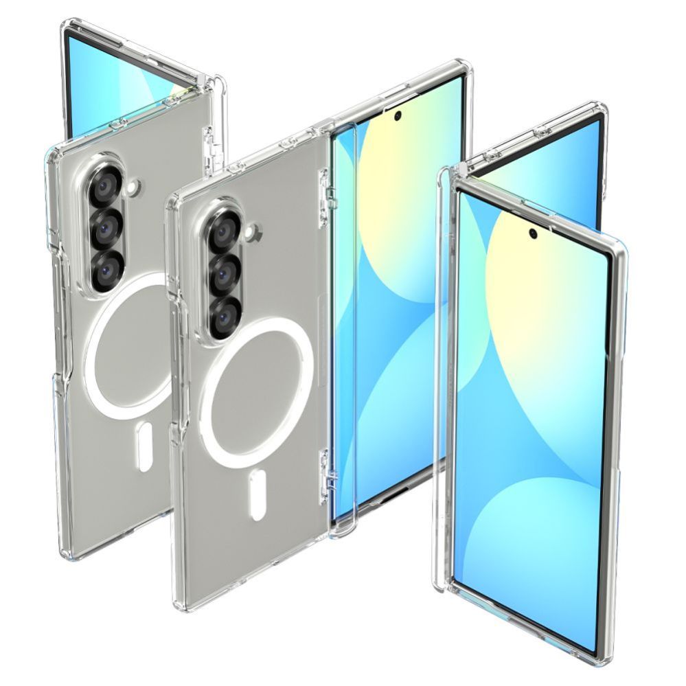 Citas preces Spigen Spigen Tough Armor Pro Mag MagSafe Case for Samsung Galaxy Z Fold 7 - Clear and White